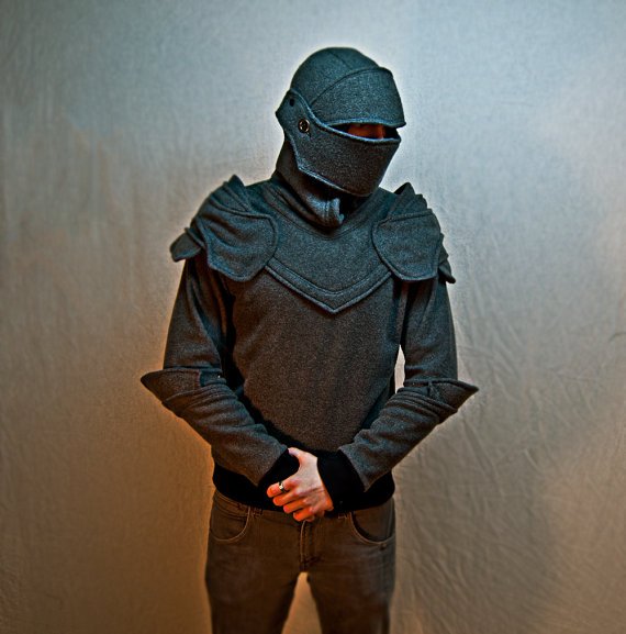 Grey Knight Armored Hoodie