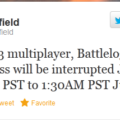 Battlefield 3 Servers Down For Maintenance Tonight